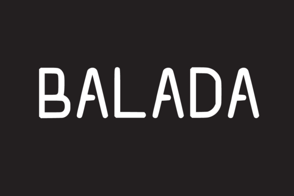 Balada: A Modern Display Font for Web Design