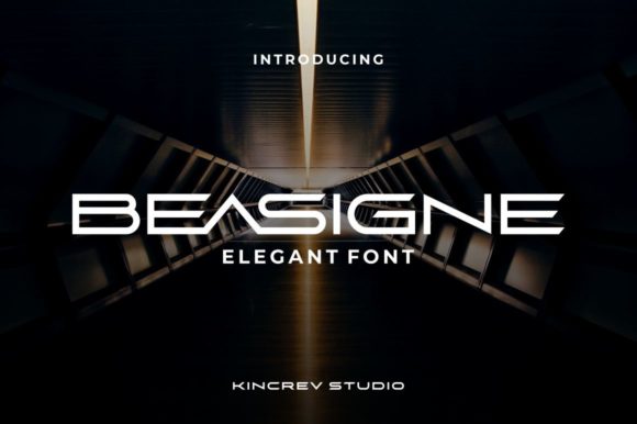 Beasigne: A Modern Display Font for Digital Creativity