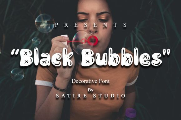 Black Bubbles Font Review: A Playful Display Typeface for Creative Projects