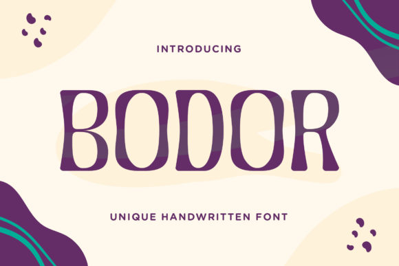 Bodor: A Trendy Display Font for Bold Campaigns