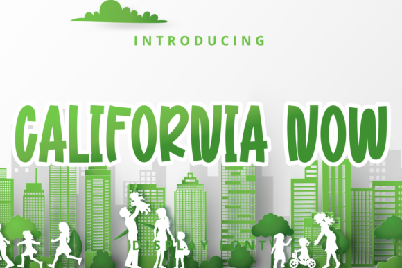 California Now Font for Handmade and Commercial Crafts
