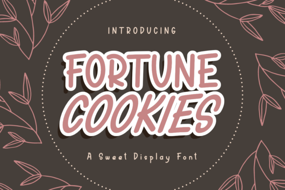 Cookies Fortune Font for Editorial Design