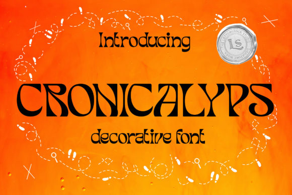 Cronicalypse: A Whimsical Display Font for Editorial Design