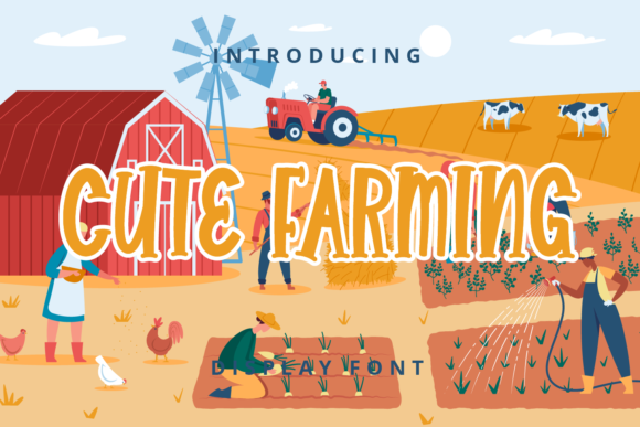 Cute Farming Font Review for Playful Branding