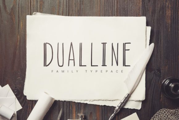DualLine Display Font for Modern Web Design