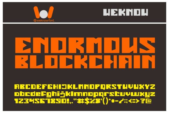 Enormous: A Bold Display Font for Digital Branding