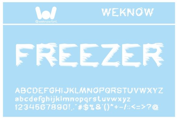 Freezer Font for Eye-Catching Digital Design
