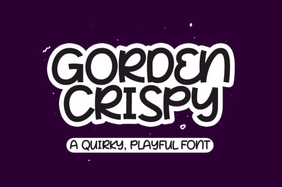 Gorden Crispy: A Fresh Touch for Editorial Design