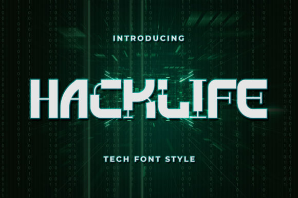 Hacklife Font for Business Branding