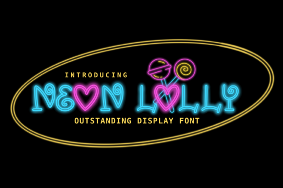Neon Lolly Font for Web Design Projects