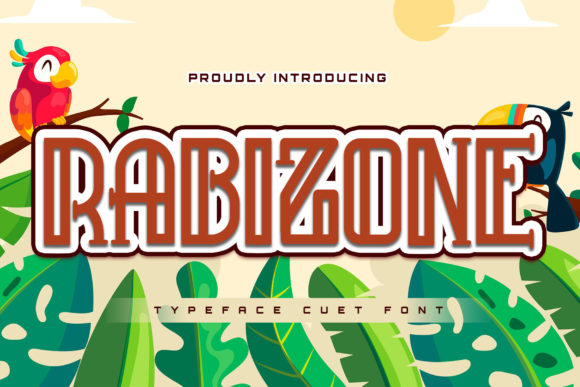Rabizone Display Font Review