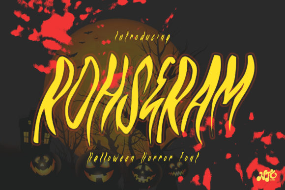 Rohseram: A Cool and Wavy Display Font for Bold Branding