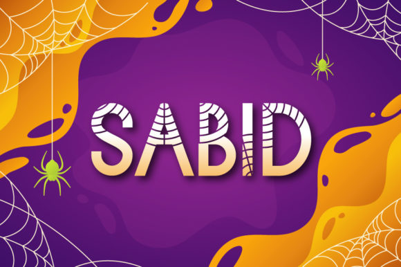 Sabid Font for a Spooky and Stylish Editorial Design