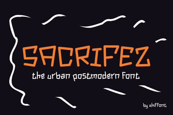 Sacrifez Font for Halloween Campaigns