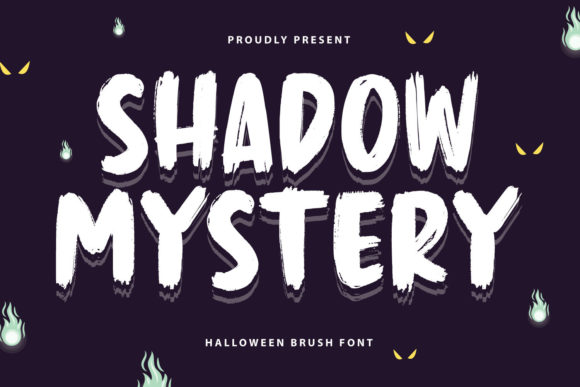 Shadow Mystery: A Darkly Stylish Font for Halloween Campaigns