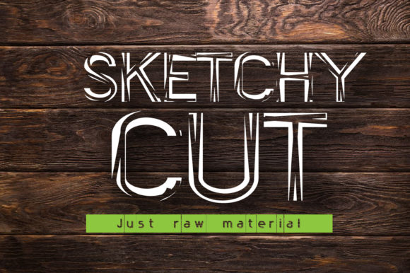 SketchyCut Font for Eye-Catching Editorial Design
