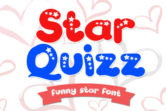 Star Quizz: A Display Font for Bold Branding