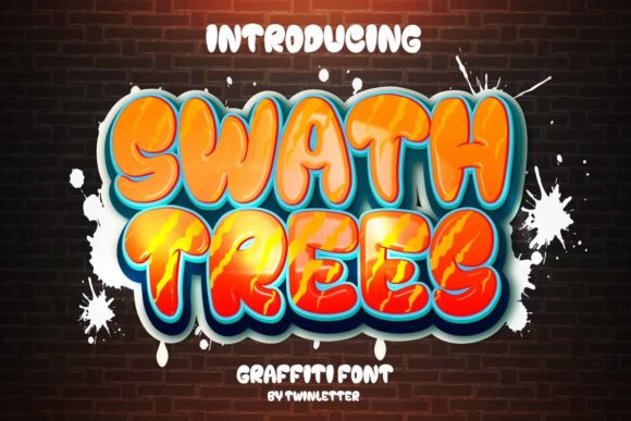 Swath Trees: A Playful Display Font for Web Design