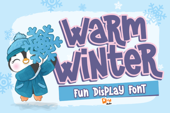 Warm Winter Font for Handmade Creations