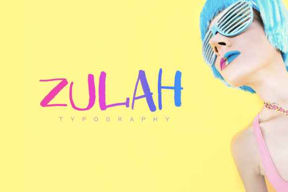 Zulah: A Playful Display Font for Creative Projects